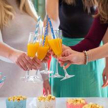 100 قطعة/عبوة قش ورقي مسطح ملون قابل للتخلص منه بألوان متنوعة - 6*197 ملم، مناسب للعصائر والحلويات