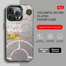 Phone Case Cover Compatible With  16e 16 15 14 13 12 11 Pro Max XR XSMAX 8 7 Plus Fashion Anti-Fall I-I-Island Luxury S-Stone-Es Cover, Cover Compatible With  17 Case,  17 Pro Case,  17 Pro Max Case - Đen1 - Xem 4
