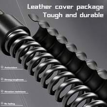 A Pair Of Wireless Fitness Weight Loss Ropes - Muscle Training Bars For Strength And Muscle Training. With Strong Bouncing Inertia, No Batteries Required, Suitable For Home Use And Can Be Used Anywhere - Negro - Ver 9