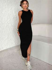 Women Dresses - Black - View 1