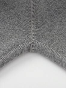 Balabala Young Girls Thermal Lined Layered Leggings, 2025 Autumn Winter, Cozy Stretch Pants - Medium Gray - View 4