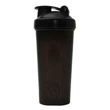 PromoClick 600ml Shaker Mixing Cup With Spill-Proof Lid, Ideal For The Gym - Black - View 1