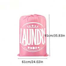 Extra Large Travel Laundry Bag, Dirty Clothes Storage Bag With Drawstring, Heavy Duty Travel Laundry Bag, Easy To Install Laundry Basket, Travel Essentials, 4 Colors Available. Extra Large Letter Print, Drawstring Closure, Tear-Resistant And High-Quality Polyester Fiber, Foldable, Suitable For Travel, Dorm, Cruise, Storage, Laundry Bag, Storage Bag - Large Letters - View 17