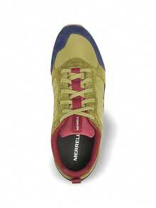 Merrell Alpine 男士低帮休闲运动鞋，二手，绿色、蓝色、酒红色，系带，合成材料，舒适耐用，橡胶鞋底 J004835 - 酪梨 - 查看 2