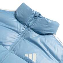 Adidas Men's Outdoor Cotton Padded 3S MID D JKT Down Jacket, Loose Fit Long Style Women's Daily Casual Jogging Lightweight Warm Top KC2481 - Smoky Blue - View 4