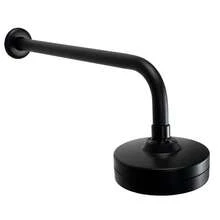 Ducha Black Auto Limpante Preto Fosco c/ Cano de Parede - Preto - Visão 2