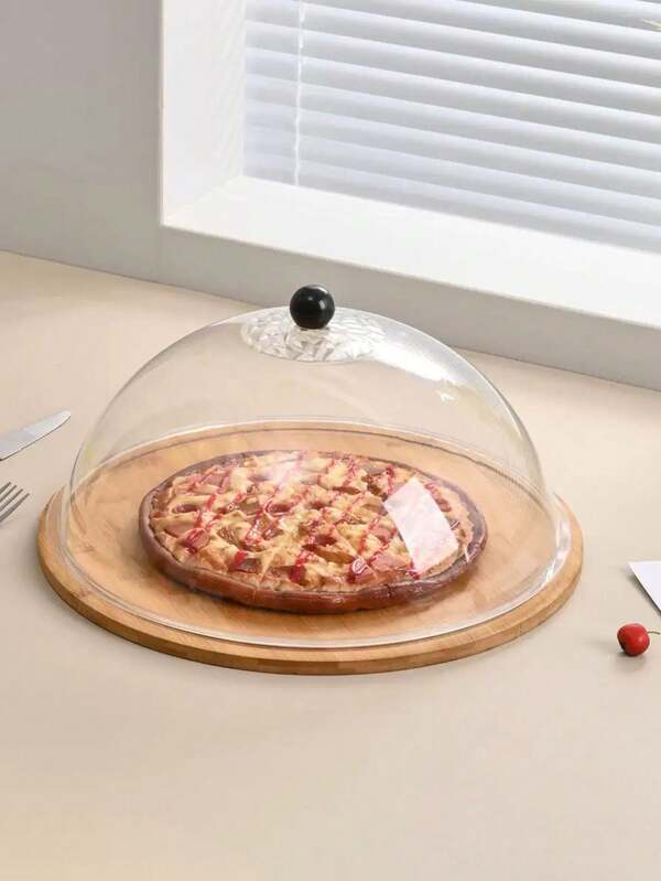 Abgedeckter Präsentationsteller, Lebensmittelstaubabdeckung, Kuchen-/Gebäckplatte