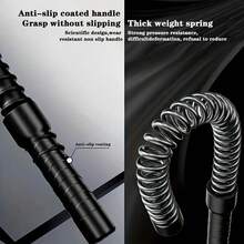 A Pair Of Wireless Fitness Weight Loss Ropes - Muscle Training Bars For Strength And Muscle Training. With Strong Bouncing Inertia, No Batteries Required, Suitable For Home Use And Can Be Used Anywhere - Negro - Ver 10