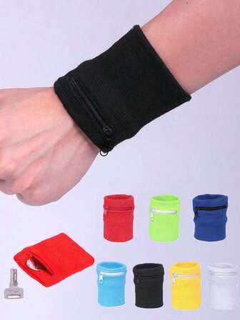 Cartera de muñeca con cremallera, bolsa de muñeca deportiva transpirable y antitranspirante, bolsa de brazo para correr al aire libre, ciclismo, bolso de mano, embrague, organizador de carteras, bolsa de brazo para guardar monedas, ltalla grandees y más. Adecuado para uso diario, viajes, campamento, hogar, negocios, vuelta al colegio. Artículos esenciales para viajes, campamentos, accesorios de playa para vacaciones.