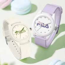 FILA Fila Quartz Watch For Women Silicone Strap Watch Strap Mineral Glass 30M Water Res