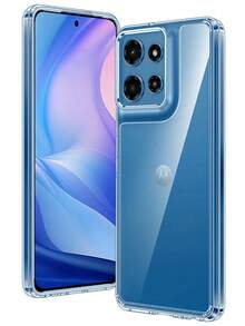 Entronix Transparent Case For Moto G Power, Play, Stylus, G 5G, Edge Clear Case, [Yellow Resistant] Hard Back Cover Soft Silicone, Shockproof Slim Case For Moto G Series - 無色 - 查看 13