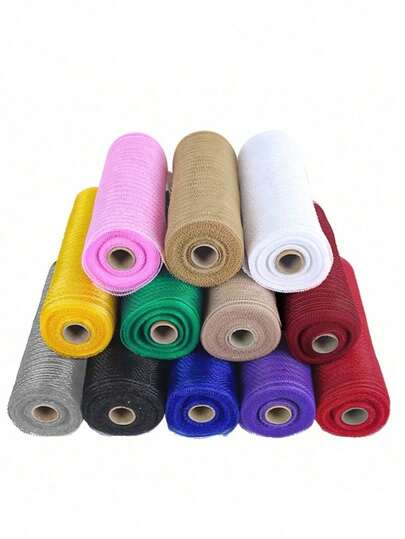 قطعتان/قطعة واحدة من ديكورات عيد الميلاد، 18 نوع من شريط الشبكة الذهبي من البولي بروبيلين، شريط لصنع إكليل عيد الميلاد والهدايا، لعام 2025 عيد الميلاد السعيد ولوازم تغليف هدايا السنة الجديدة، ديكور خلفية لحفلات الزفاف والأعياد، ديكور شجرة عيد الميلاد، إكليل، ديكور درج الشبكة، ديكور حفلة عيد الميلاد، ديكور عيد الميلاد