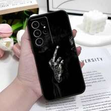 Uncivilized Hand Phone Case S25 S24 S23 S22 S21 S20 S10 S10E Ultra Plus FE Note 20 Ultra Plus Cover