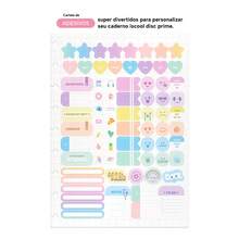 Iscool Disc Notebook Refill Lined Color Candy 100 Sheets 90g Medium - rosa - Ver 3