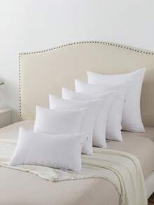 2pcs Square Thickened Brushed Throw Pillow Covers, High Elasticity, Machine Washable, Suitable For Home, Bedroom, Living Room, Office, All Seasons