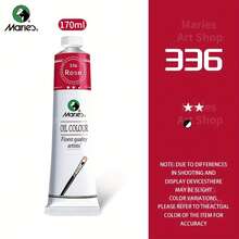 Marie's Oil Paints Premium 170ml (5.95-Oz) Tube, Titanium White, Professional All Colors, Oil Drawing Pigments For Canvas Painting, Artist Quality, Good Coverage, Excellent Tinting Strength, Ideal For Artist Beginner Adult Classroom Student - one-size - View 32