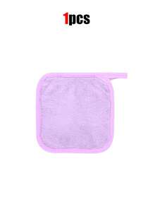 12 قطعة/عبوة قماش ناعم فائق النعومة لإزالة المكياج والعناية بالبشرة، مع حلقة تعليق، لطيف على البشرة، قابل للغسيل وإعادة الاستخدام