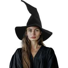 Wizard Hat For Adults Halloween Witch Hat Sorcerer Costume Accessory,24760496 - màu đen - Xem 1