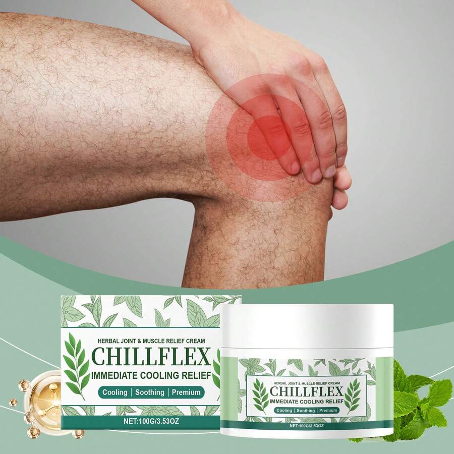 Bálsamo para articulaciones: nutre y suaviza la piel, enriquecido con vitamina C y extractos botánicos. Hidrata en profundidad y retiene la humedad, se absorbe fácilmente. Diseño compacto, ideal para hacer ejercicio, correr y uso diario. - Verde - Ver 1