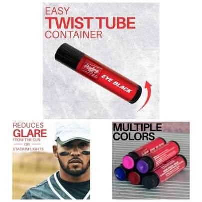 EYE BLACK STICK Retractable Tube Reduction Adult Youth Baseball Softball Multiple Colors