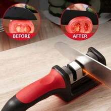 5 Second Magic Knife Sharpener, US Stock 4-In-1 Set For All Blades, 1 Pack Limited Time Offer, Weekly Specials: 5 Second Diamond Knife Sharpener, For All Knives And Scissors, 4-In-1 Professional Set, US 5 Second Professional Knife Sharpener, 4-In-1 For All Knives And Scissors, Diamond Ceramic Set  Chef Professional Knife Sharpener Set - Diamond Coated 4-In-1 ,Works In 5 Seconds,Limited Stock! 5 Second Professional Knife Sharpener | 4-In-1 Universal Kitchen Knife, Scissors And Outdoor Tools | Diamond Ceramic Wheel | Must-Have For All Seasons - 紅色 - 查看 10