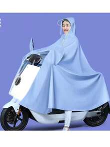 Electric Bike Raincoats (Suitable For Single Or Double Riders),Motorcycle Rain Capes For Men And Women,Adult Thickened Raincoats,Electric Scooter Rain Gear