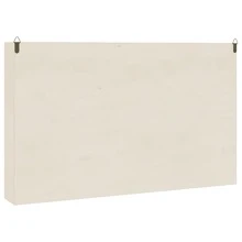 vidaXL Holz Sammlervitrine Mit Türen 60 X 8,5 X 37 Cm - Yellow - View 7