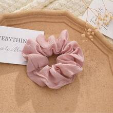 7/1pc Retro Minimalist Fashion Elegant Solid Color Elastic Hair Tie, Versatile Scrunchie For Women ,Ponytail Holders ,Hair Elastics ,Hair Rubber Bands ,Scrunchies ,Hair Rope