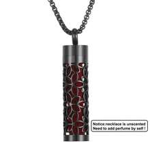 Colier nou vintage negru cu difuzor de aromaterapie, colier cu pandantiv cu difuzor de uleiuri esențiale de parfum cu cutie mică din oțel inoxidabil, bijuterii pentru aromaterapie - Negru - Vizualizare 21