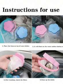 1/3Pcs, Laundry Balls, Plastic Filter Hair Remover, Washing Machine Cleaning Ball, Dirty Fiber Collector Filter Laundry Ball, Disc Type Hair Catcher, Laundry Products, Washing Machine Hair Filter Magic Device, Filter Mesh Bag, Universal Household Garbage Leakage Screen Drum Anti Sticking Suction Hair Remover To Remove Cat Hair, Dog Hair, Pet Hair