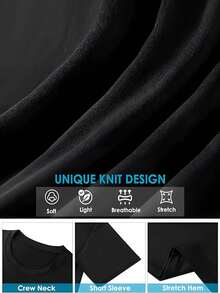 Men T-Shirts - Black - View 3