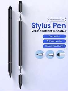 Easypie Selection 1 Bút cảm ứng 3 trong 1 tương thích với các thiết bị Apple và Android, hỗ trợ chức năng hút từ tính, thiết kế phẳng, thích hợp để viết, vẽ và chỉnh sửa bút điện dung trên máy tính bảng và điện thoại thông minh. Gửi tặng bạn bè làm quà sinh nhật - Nhiều màu - Xem 3