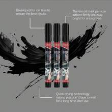 Tire Tread Marker Pen, Automotive Tire Paint Graffiti Colorful DIY Car Marking Pen