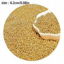 Không ăn được, chỉ dùng để trang trí. 85g/3oz Kẹo ngọc trai vàng óng ánh, nhiều kích cỡ khác nhau, lý tưởng để trang trí bánh nướng, bánh cupcake và bánh quy. Vật dụng hoàn hảo cho các dịp lễ kỷ niệm, đám cưới, tiệc mừng em bé và Giáng sinh. - Nhiều màu - Xem 21
