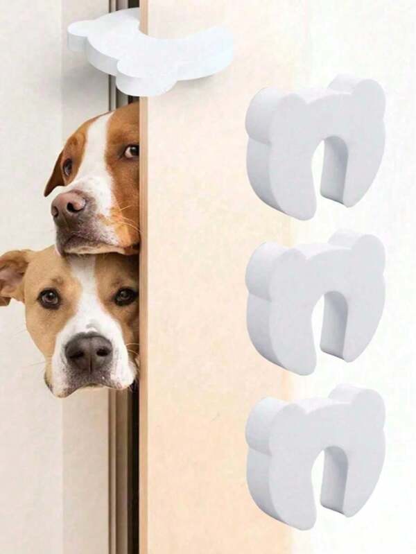 1/3/5Pcs Door Jam Guard & Door Stopper. Safety Door Cushion, Door Buddy, Finger Pinch Guard Device, Anti-Slam Door Stopper, Finger Protector - Finger Safety Protector, Keeps Door Open