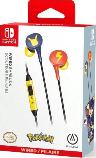 Alimenter des écouteurs filaires Pokémon Pikachu Blossom (switch/oled/lite)