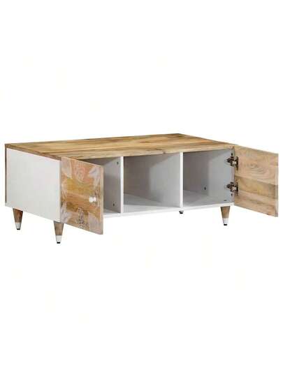 VidaXL Coffee Tafel 100x54x40 Cm Solid Mango Wood view 4