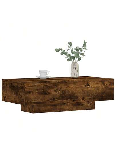 VidaXL Coffee Tafel 100x49.5x31 Cm Processed Wood Smoked Oak view 4