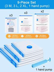 20pcs/1pc Vacuum-Sealed Bags, Travel Accessories, Vacuum Bags, Travel Essentials, Vacuum Storage Bags, Travel Essentials, Storage Bags, Cruise Essentials, Organization And Storage, Bedroom