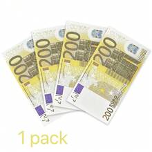 100张11*6.15厘米小尺寸100欧元道具纸，1包100张常规尺寸纸，面值5/10/20/50/100/200/500欧元，5/10/20/50/100/200/500欧元新年装饰道具纸，欧元新年礼物，欧元情人节花束道具纸 - 彩色 - 查看 19