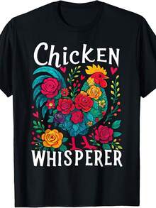 Chicken Whisperer Funny Chicken T-Shirt - Style 17 - View 1