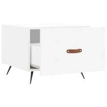 vidaXL 2 Stück Couchtische Weiß 50x50x40 cm Holzwerkstoff