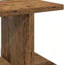 vidaXL 2 Stück Wandregale In Altholz-Optik, 105x18x20 Cm, Holzwerkstoff - Gelb - Übersicht 8
