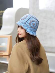 1pc Autumn/Winter New 5-Flower Bucket Hat, Fashion Versatile, Comfortable Fabric, Flattering, Suitable For Travel, Hiking, Shopping, Cycling, Gatherings And Various Occasions