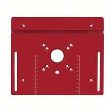 铝制铣床工作台嵌板，带翻转板、斜切规导轨和铝制挡板滑动支架，适用于木工工作台