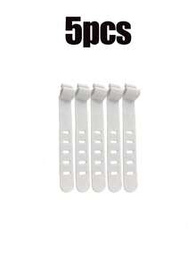 6pcs/Set Reusable Cable Organizer Winder, TPE Silicone Tie Wraps For Earphones, Phone Chargers, Mice, Audio Devices, Computers, Suitable For Home, Office, Kitchen, School (Random 6 Colors) - Multicolor - View 12