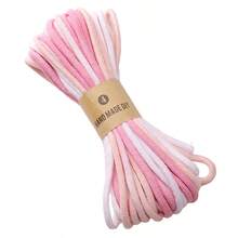 beadia 10m Cuerda trenzada degradada, cuerda de fibra de poliéster - Colores vibrantes, 4mm de diámetro, duradera, adecuada para embalaje de regalos, joyería, manualidades DIY, decoración del hogar, accesorios de embalaje de regalos - cable - Ver 9