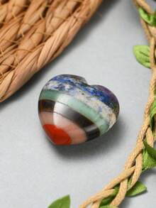 1/5/10/20 piezas Piedras de colores múltiples del Chakra Cuarzo natural pulido asimétrico Cuentas de energía de yoga para sanación del Chakra Accesorios para hacer joyas DIY