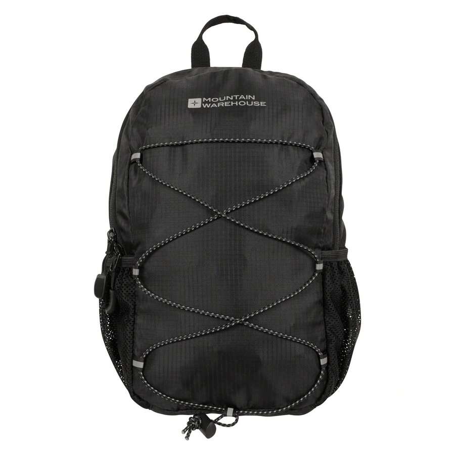 Mountain Warehouse Trek 8L Backpack (Jet Black) - 100% Polyester - (MW2347) - Black - View 1