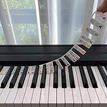 Piano Note Guide For Beginners, Removable Piano Keyboard Note Labels, 88-Key Full Size, No Stickers Needed, Reusable - Đầy màu sắc - Xem 10